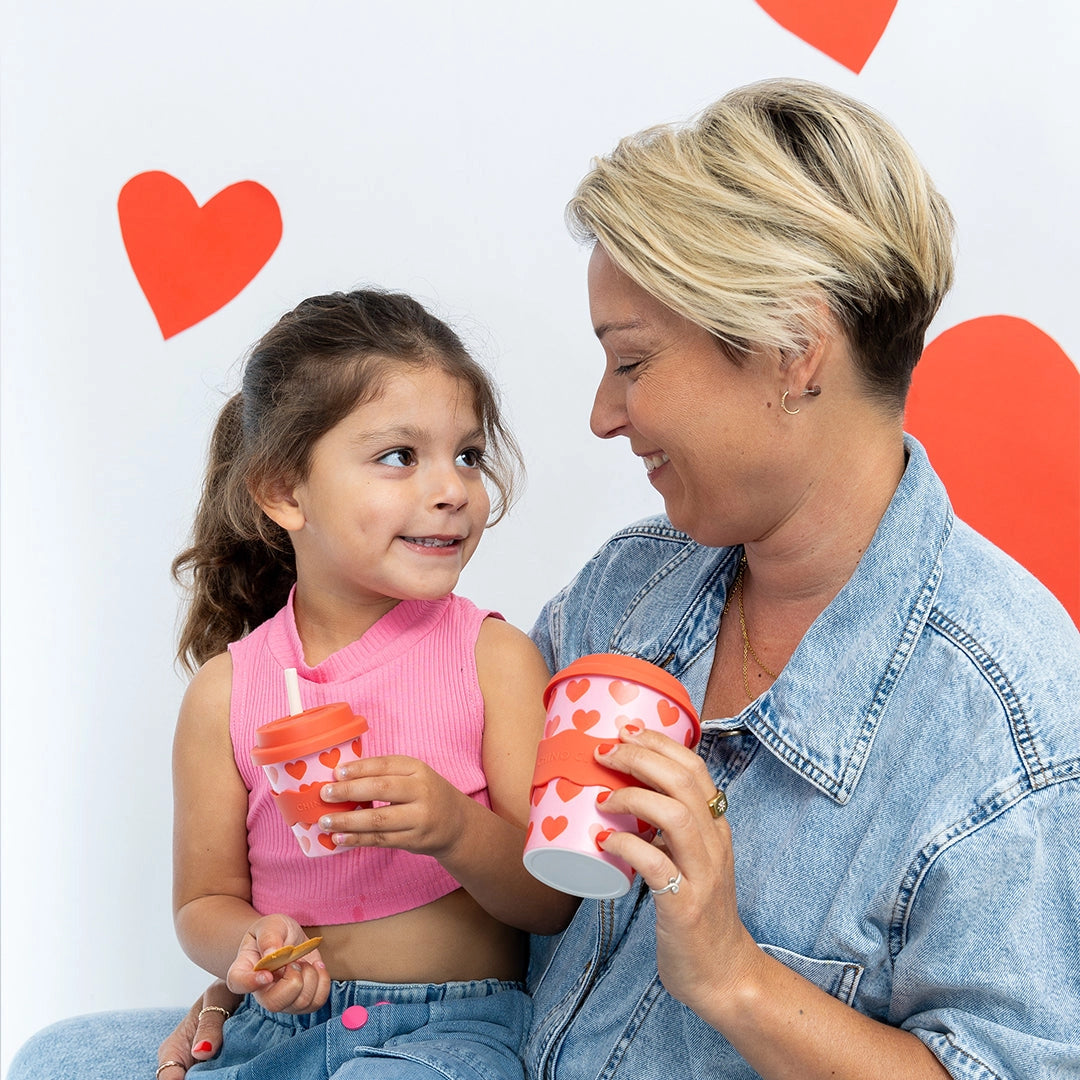 CHINO CLUB- Adult Reusable Cup 12 oz - Hearts