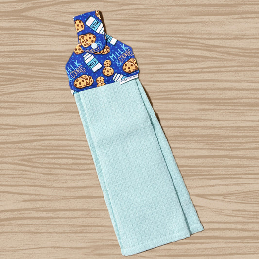 OH SEW ROSY: Hanging Towels - Milk and Cookies (Laura Wayne print)