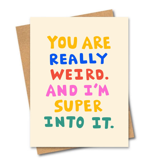FRIENDS OF HENRY - "REALLY WEIRD" - Greeting Card