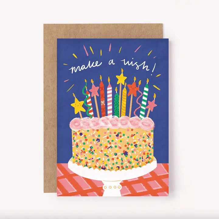 LAUREN SISSON STUDIO- "Make A Wish" Birthday Card