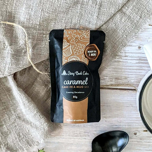 STORYBOOK CAKES - Caramel Mud Cake in a Mug