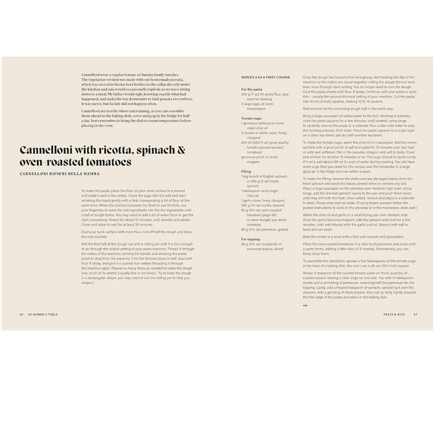 BOOKS & CO - AT NONNA'S TABLE- Paola Bacchia