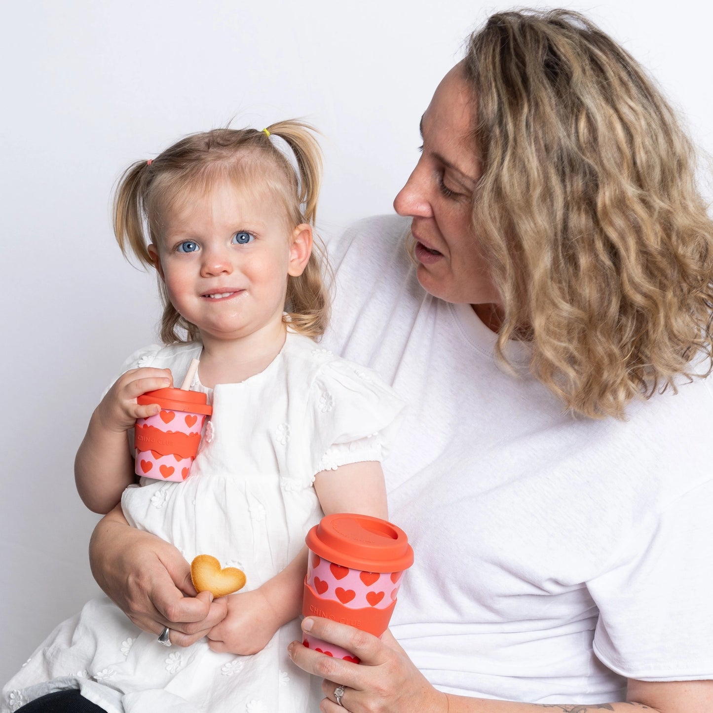 CHINO CLUB- Adult Reusable Cup 12 oz - Hearts