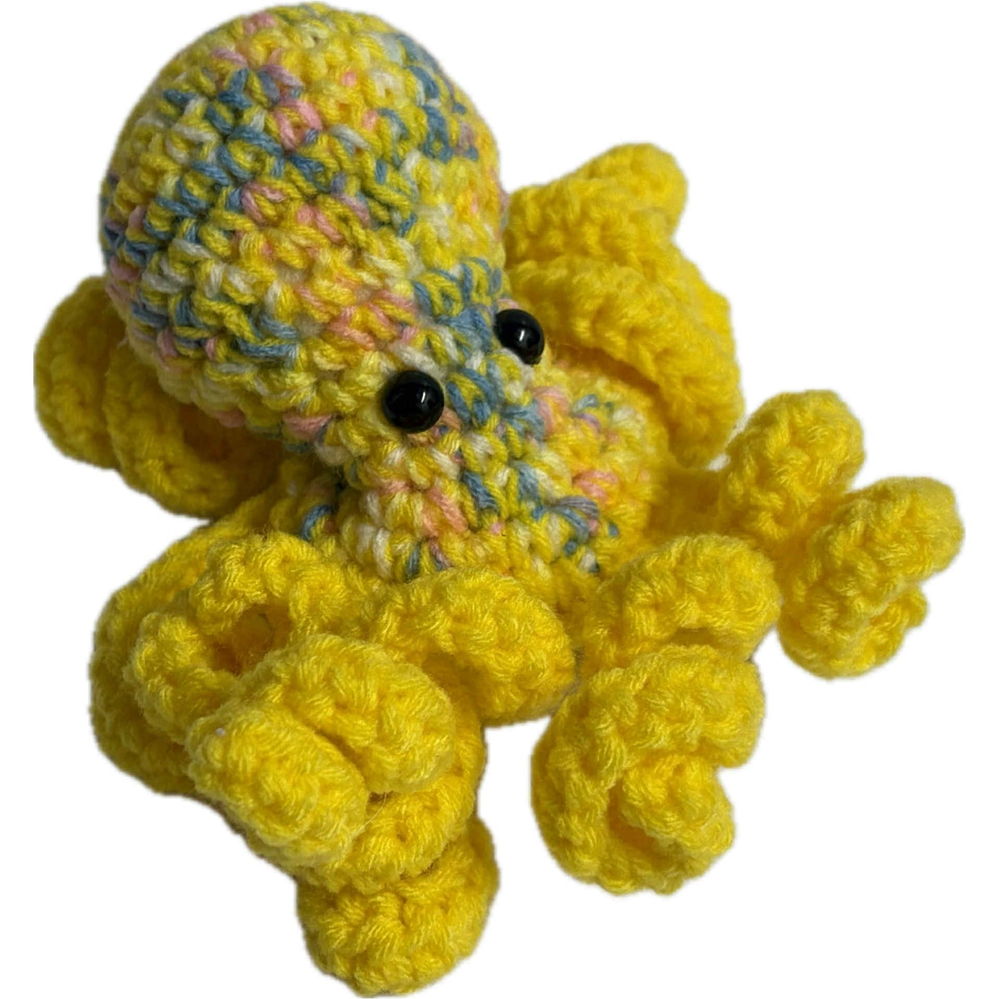 BEAKNITS- CROCHETED OCTOPUS - Warm Yellow