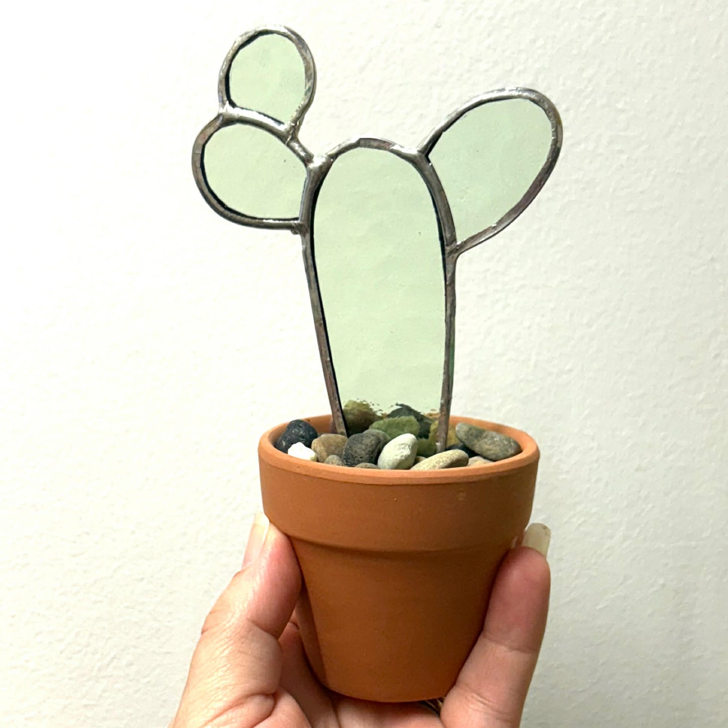 SWAN GLASS - SUCCULENT - STAINED GLASS ORNAMENT #10