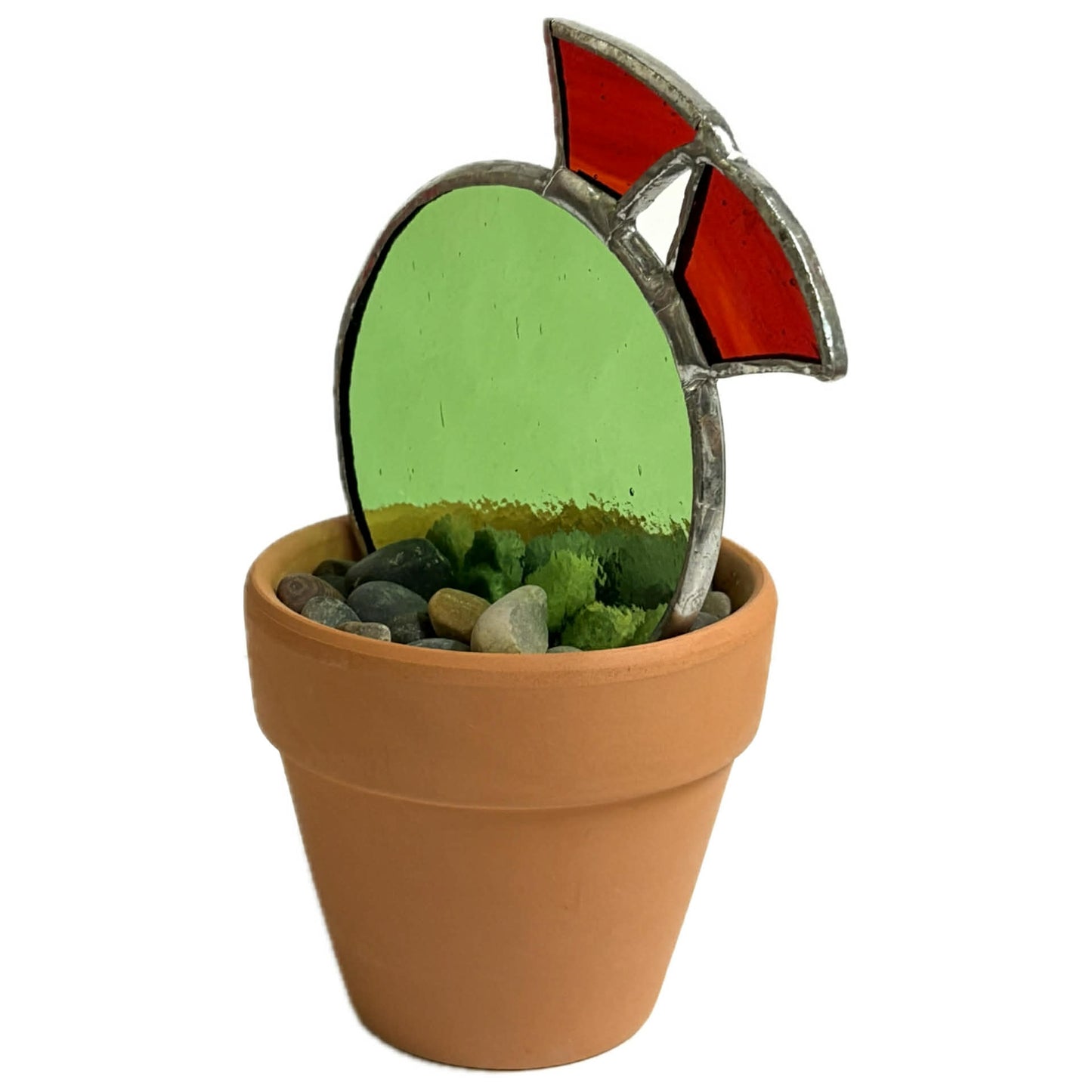 SWAN GLASS - SUCCULENT - STAINED GLASS ORNAMENT #2