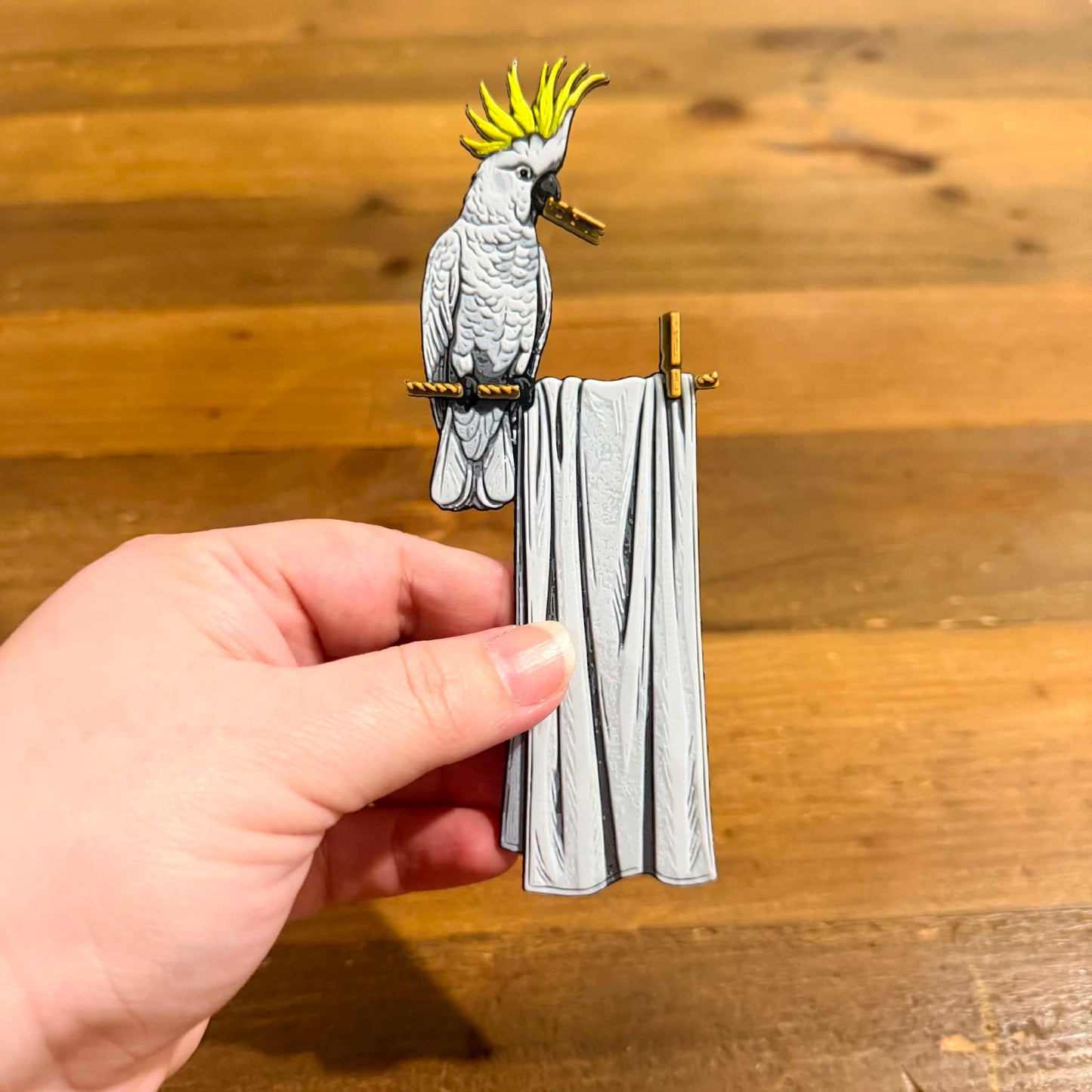 DWAYNSKI.3D - "Cockatoo" Urban Birds Bookmark