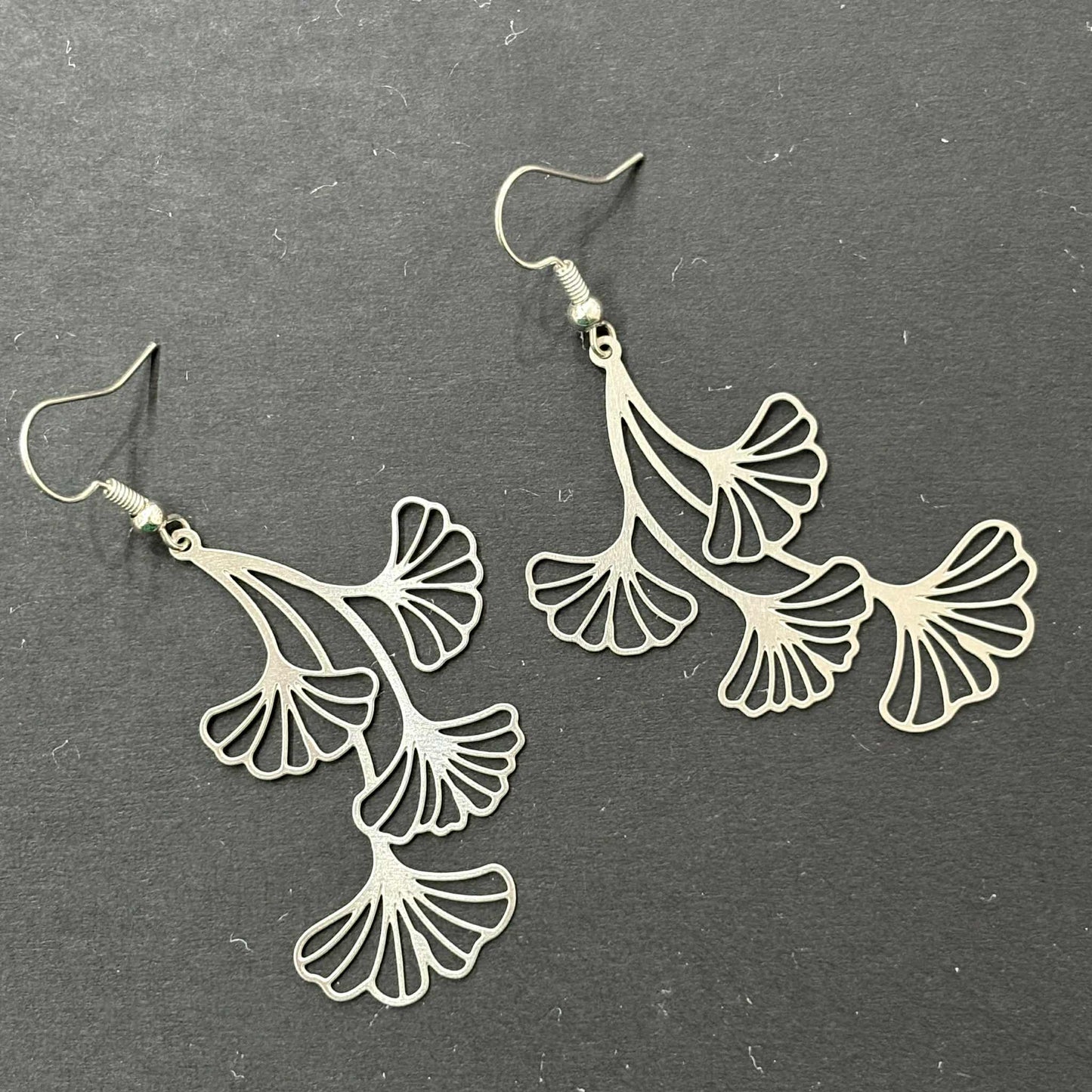MAKIN' WHOOPEE - "Ethereal Leaves" Stainless Steel Earrings