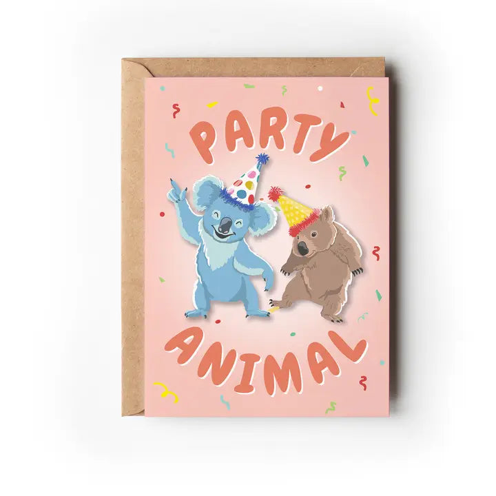 Green Mini Creative - Greeting Cards- Party Animal