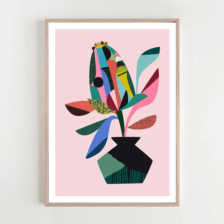 3 BIRDIES STUDIO- "Banksia" A5 Art Print