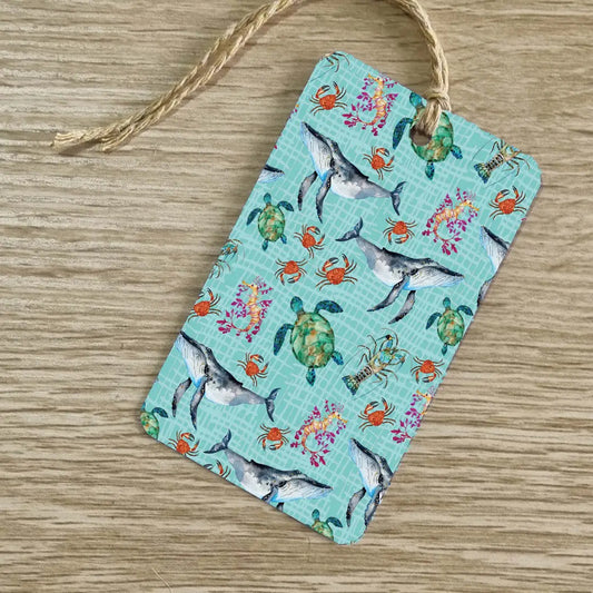 BOSA ART CO - "SEA LIFE"- Gift Tag