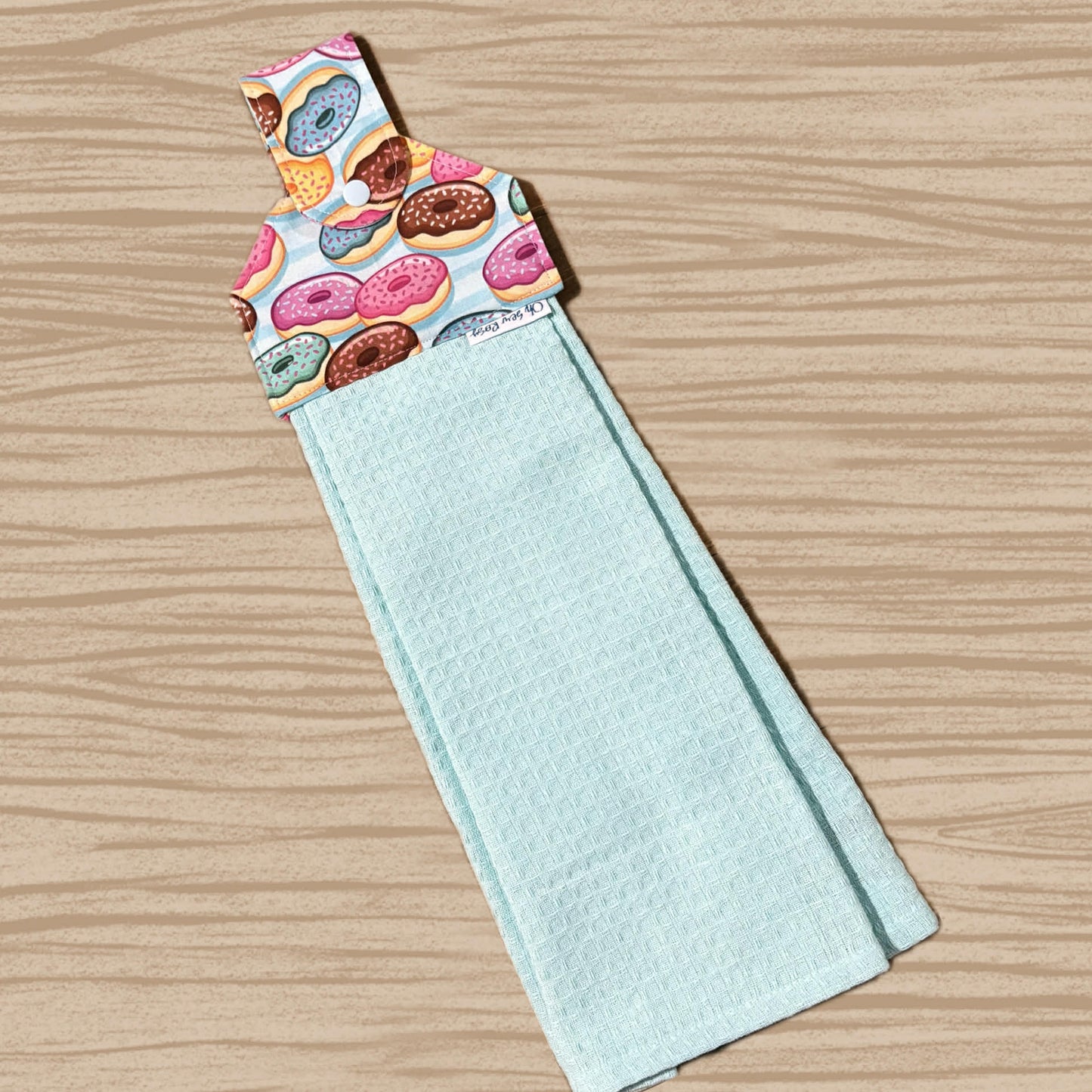 OH SEW ROSY: Hanging Towels - Donuts (Laura Wayne print)