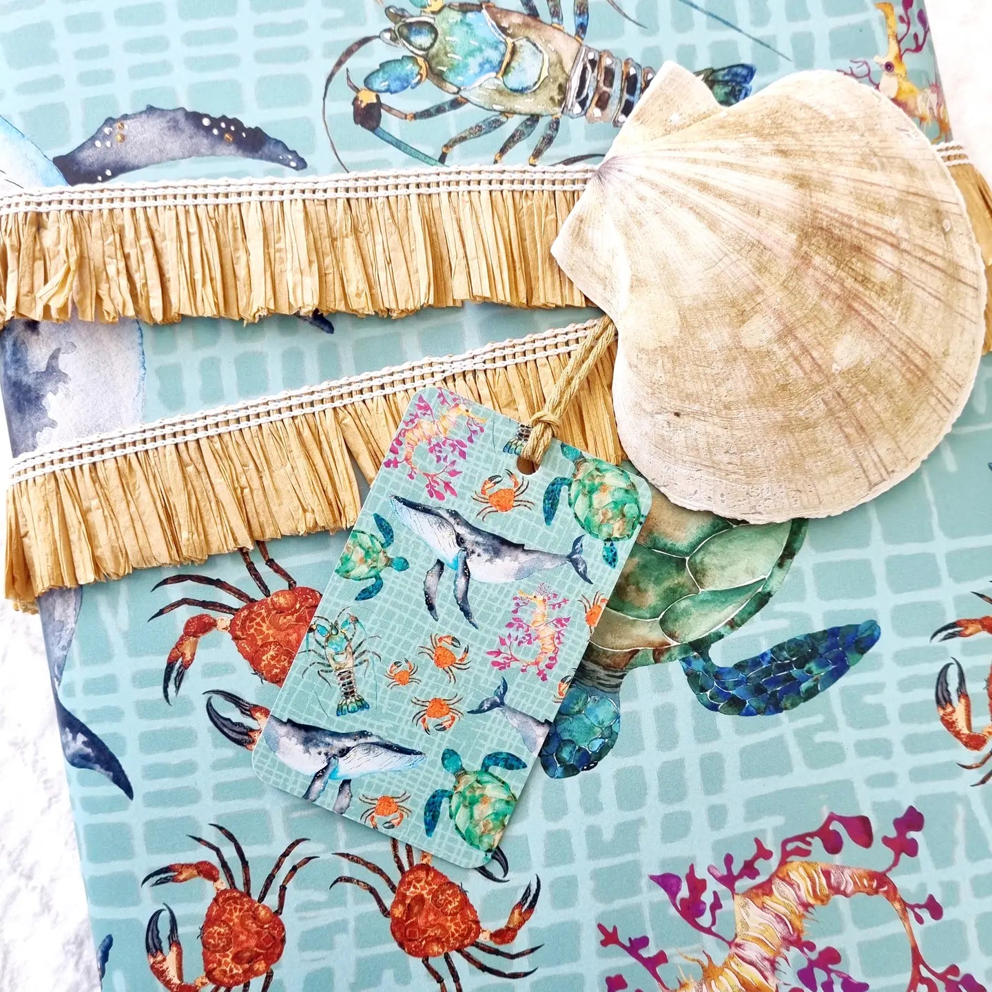 BOSA ART CO - "SEA LIFE"- Gift Tag