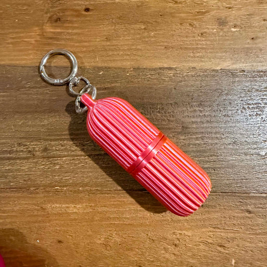 DWAYNSKI.3D - GILDED ROSE - LIPPIA Lip Balm/Lipstick Holder Keychain