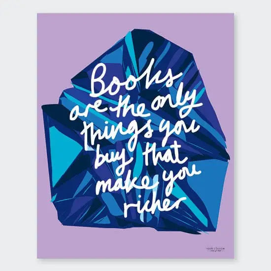 NOOK & BURROW- "Richer" Print