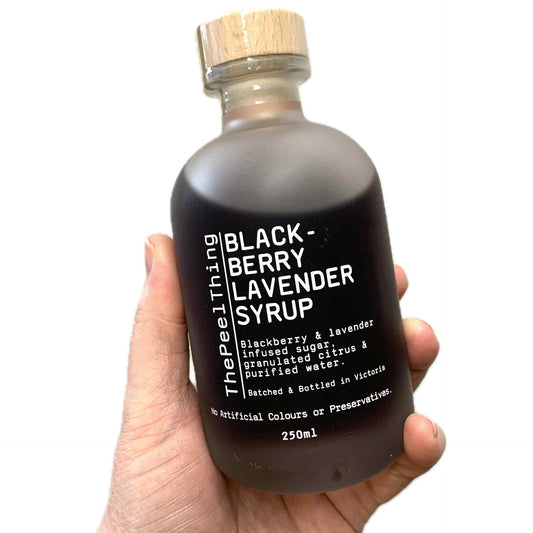 The Peel Thing- "Blackberry Lavender" Syrup