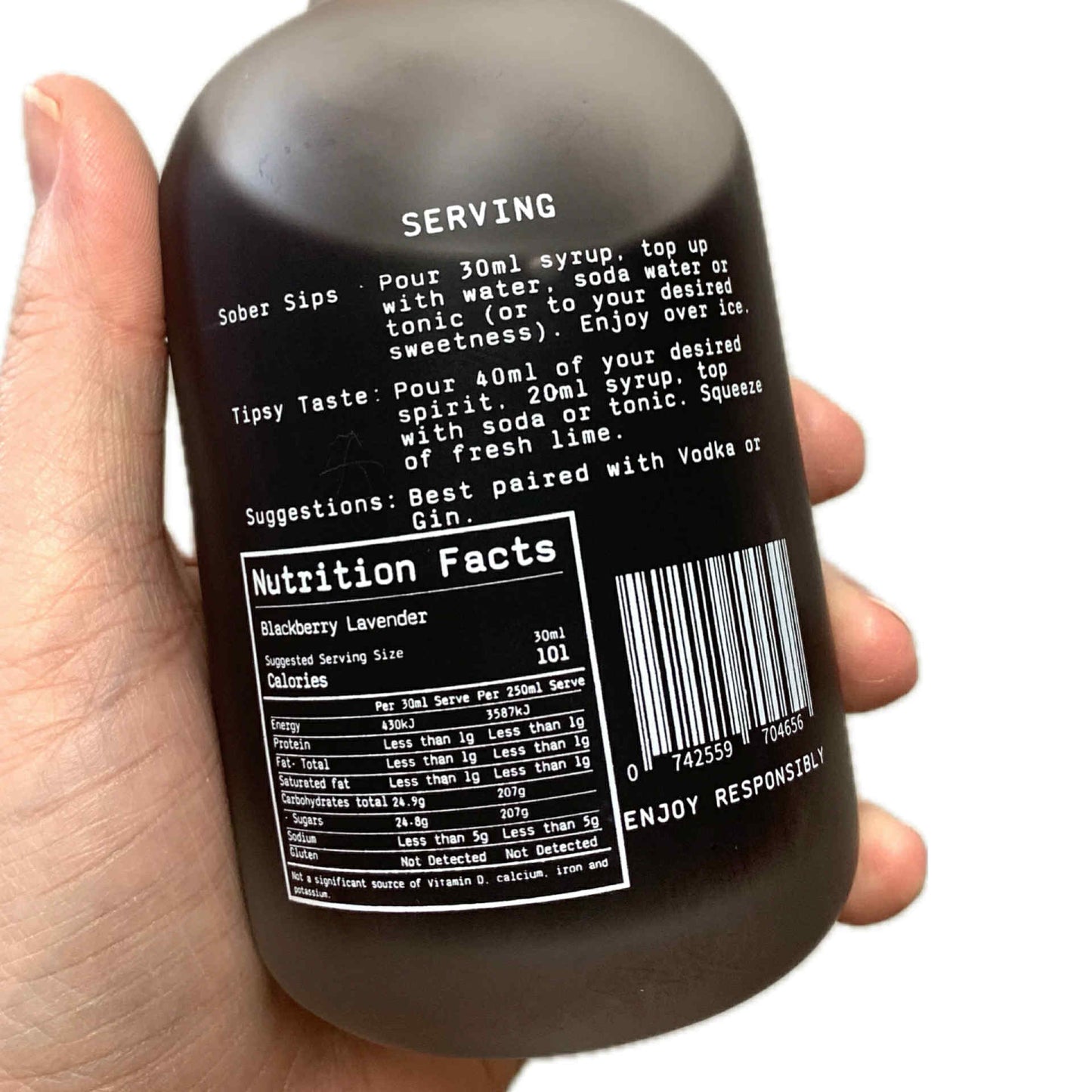 The Peel Thing- "Blackberry Lavender" Syrup