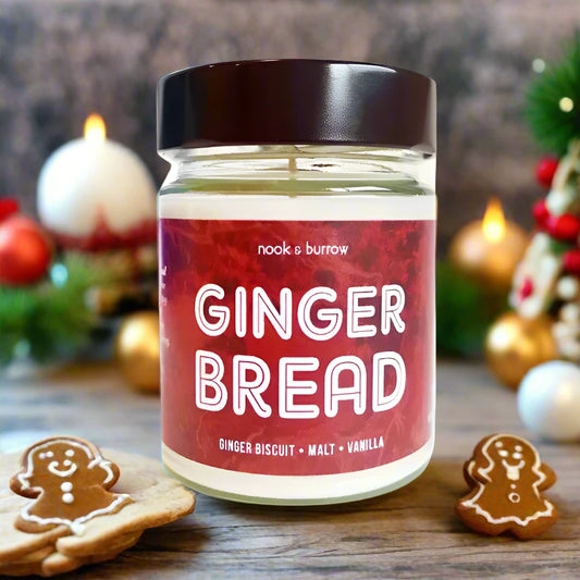 NOOK & BURROW- "GINGERBREAD" Christmas Candle