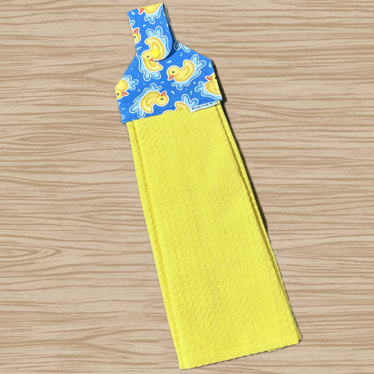 OH SEW ROSY: Hanging Towels- Yellow Ducky