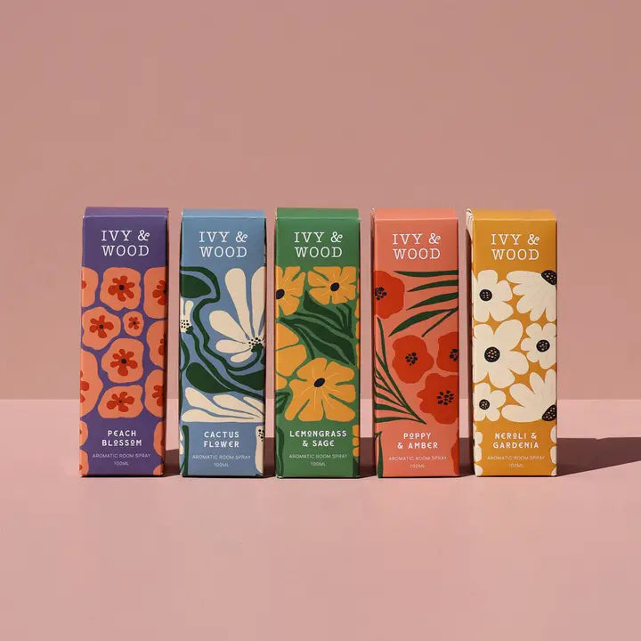 IVY & WOOD - Floral Collection: Cactus Flower Room Spray