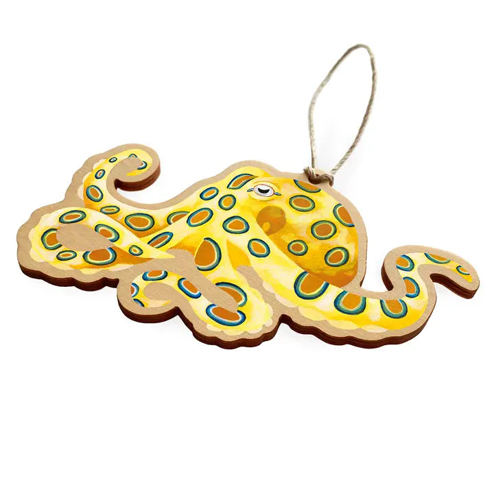 OUTER ISLAND - BLUE-RINGED OCTOPUS- Hanging Ornament Decoration