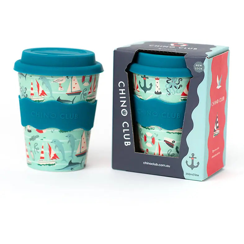 CHINO CLUB- Adult Reusable Cup 12 oz - Nautical