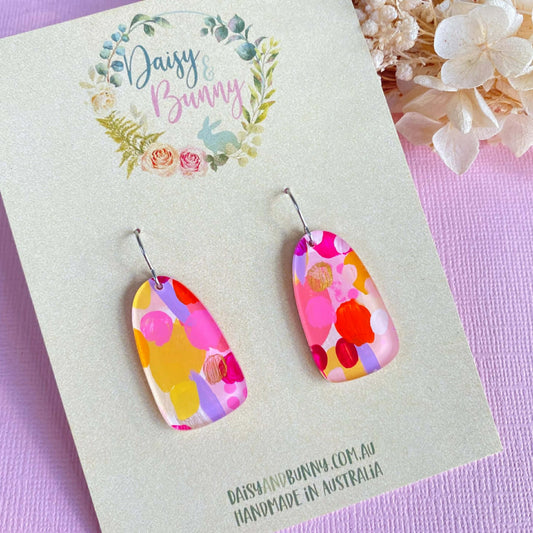 DAISY AND BUNNY - Hand Painted Hooks