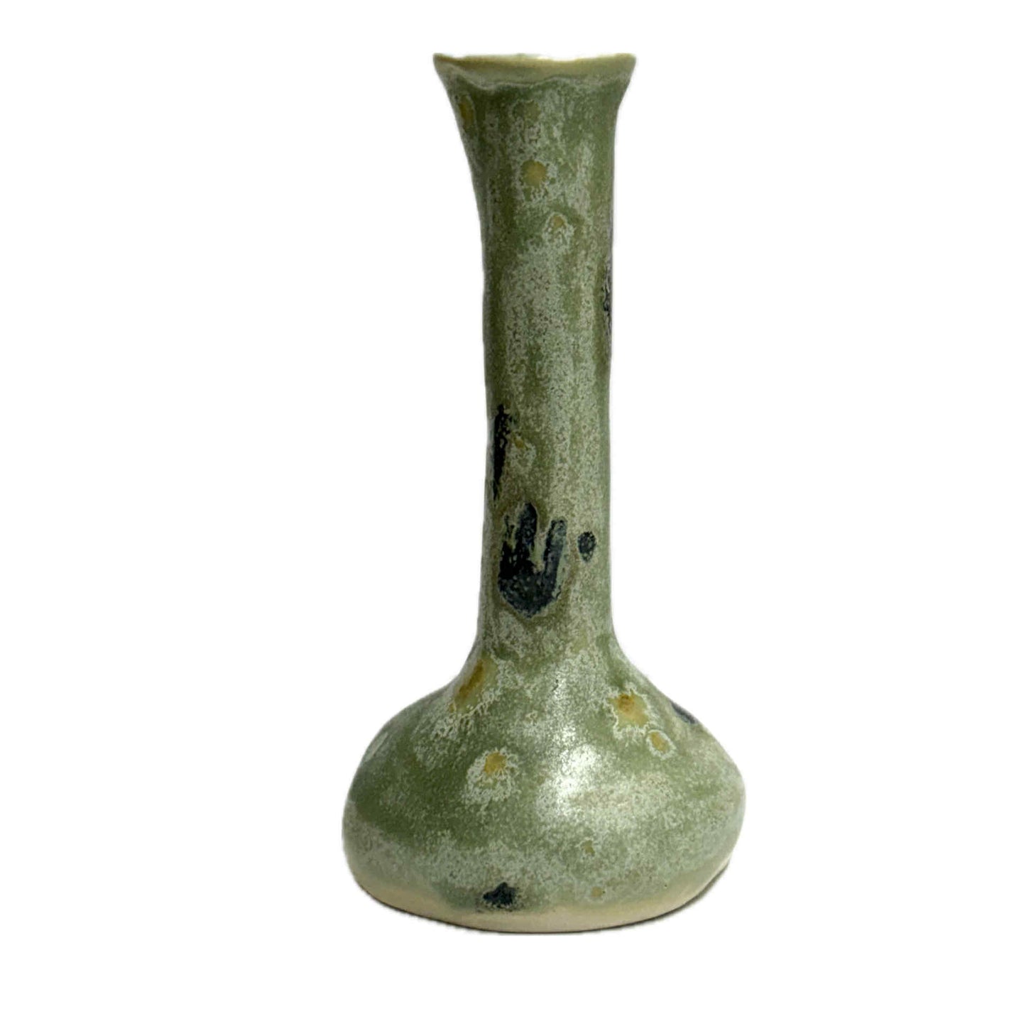 INSPIRED BY NATURE - Aura Bud Vase – Green Black