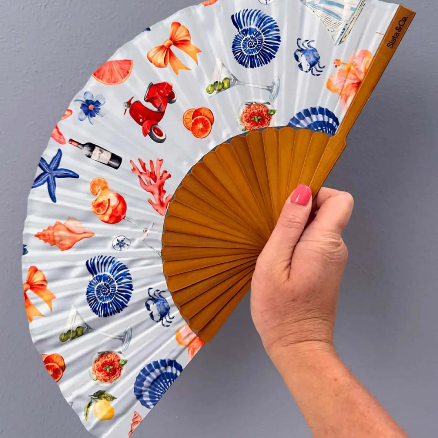 SISTA & CO. - BESPOKE HAND FANS - Take Me Away - Mini