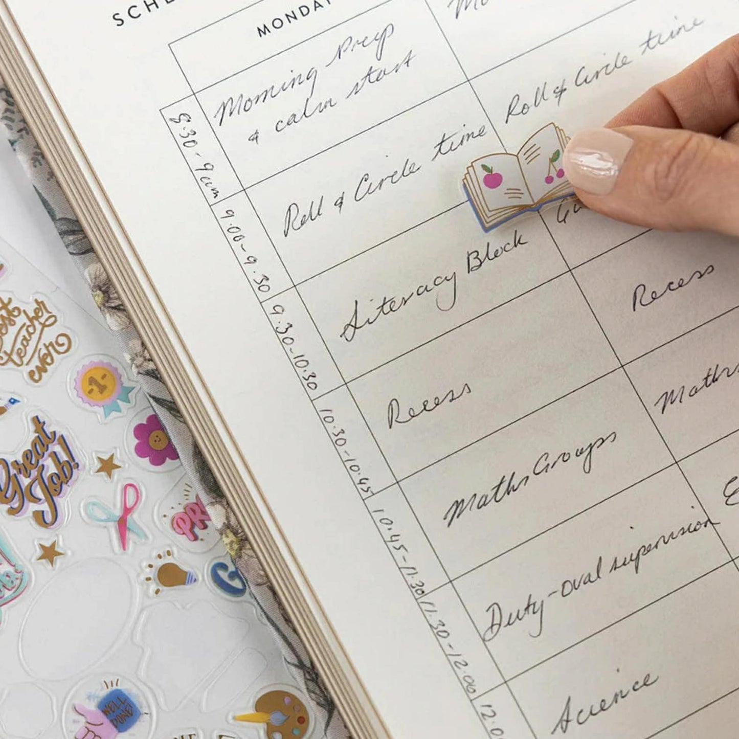 BESPOKE LETTERPRESS - Teacher's Toolkit Sticker Sheet