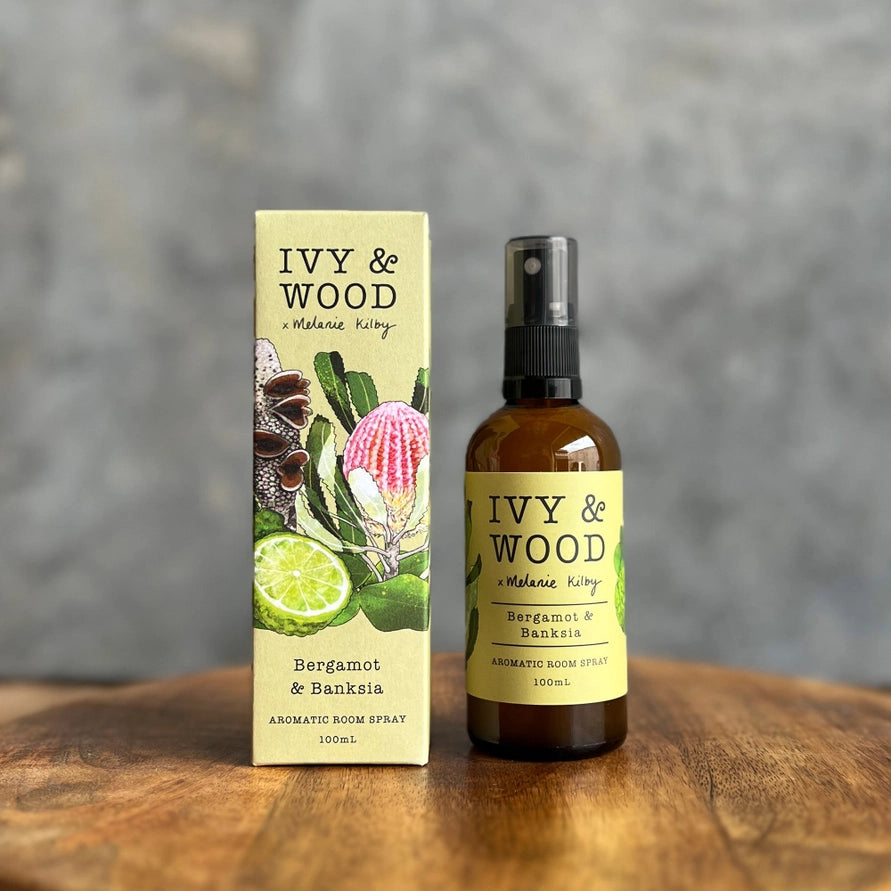 IVY & WOOD - Australiana Collection: Bergamot & Banksia Room Spray