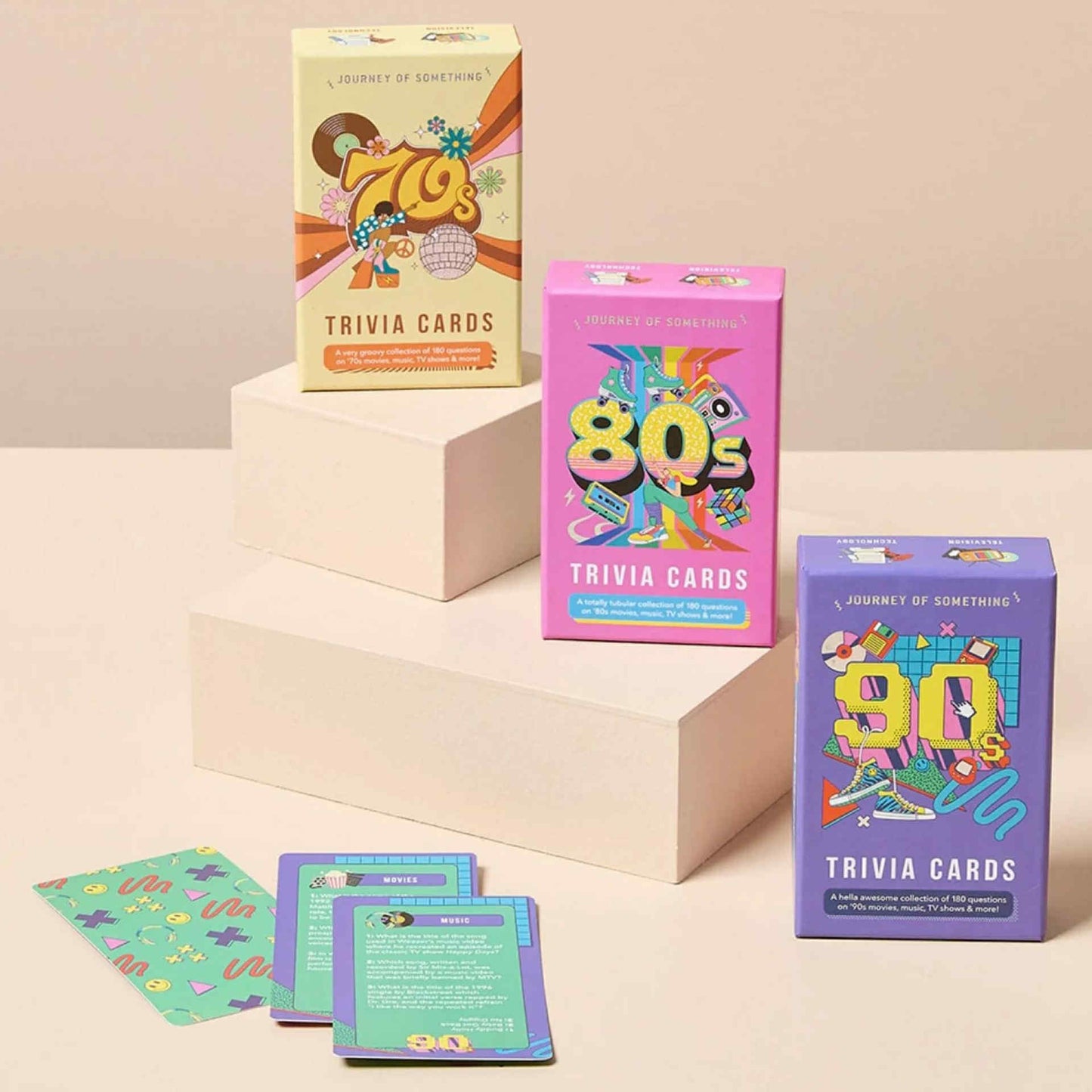 JOURNEY OF SOMETHING- 70'S TRIVIA CARDS