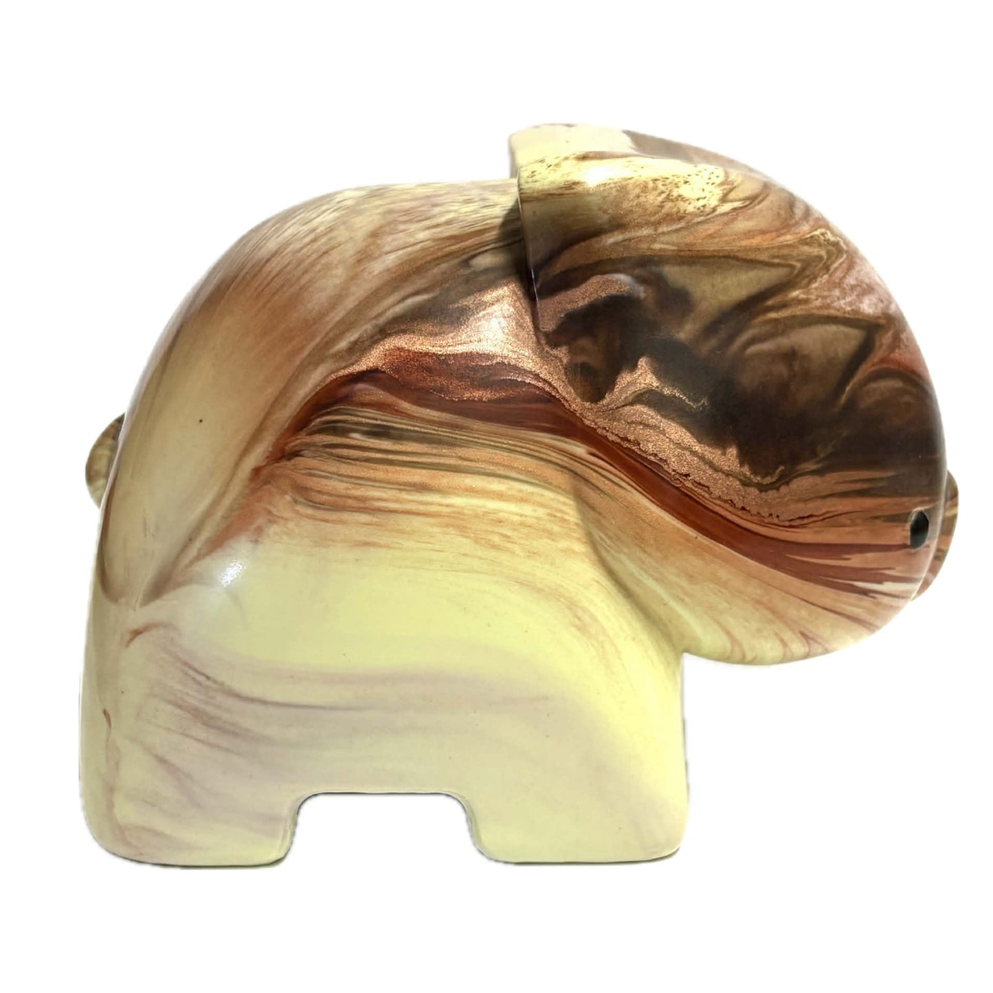 PETE CROMER - RESIN WOMBAT Natural #1 -- Caramel Banana Waffle