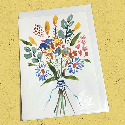 ESZTER'S CREATIONS- "Abundant Blooms"- Greeting Card