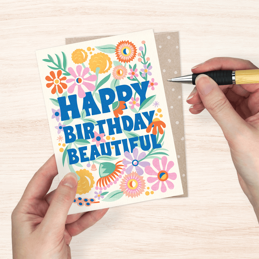 EARTH GREETINGS- Birthday Beauty Card