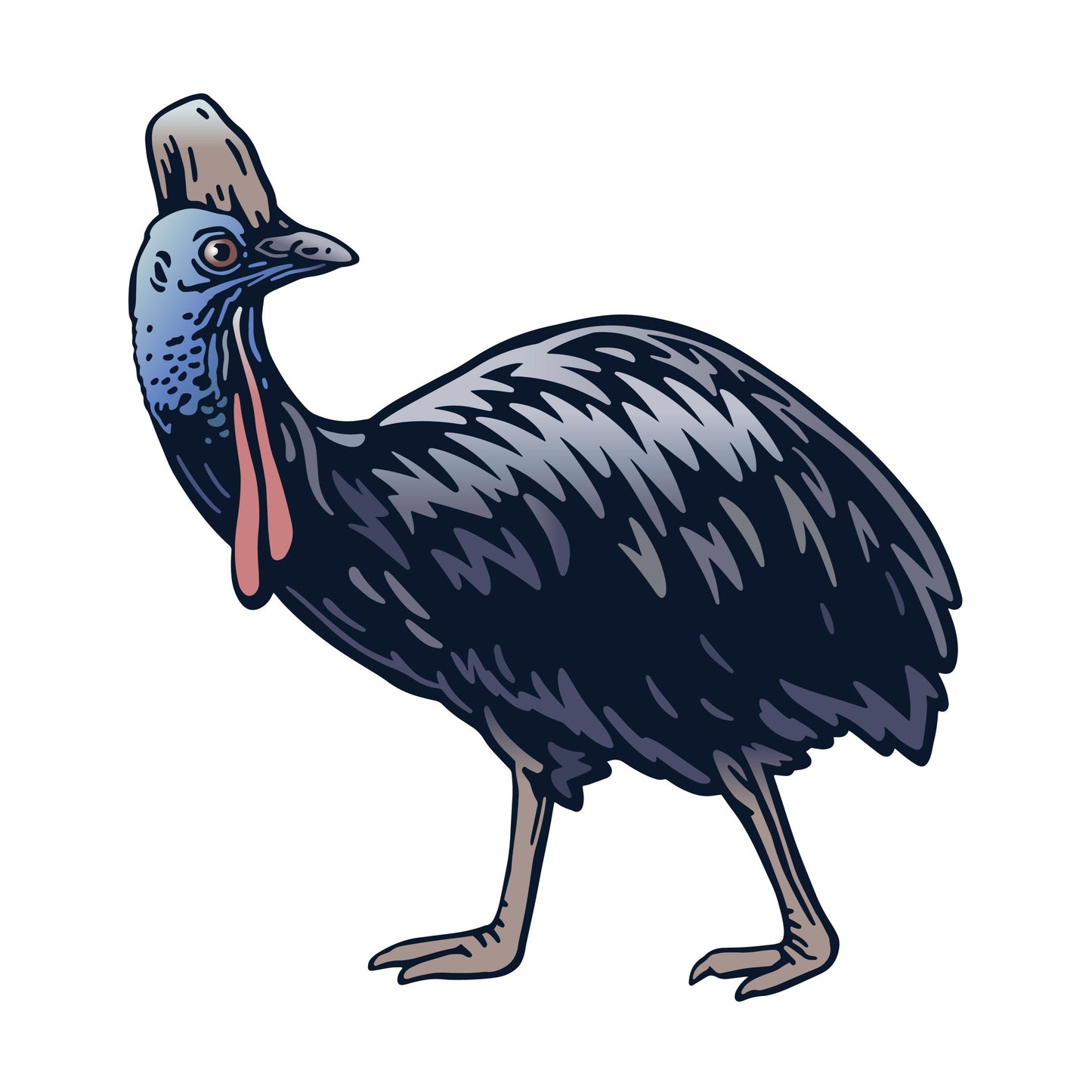 MAKIN' WHOOPEE- Cassowary Vinyl Sticker