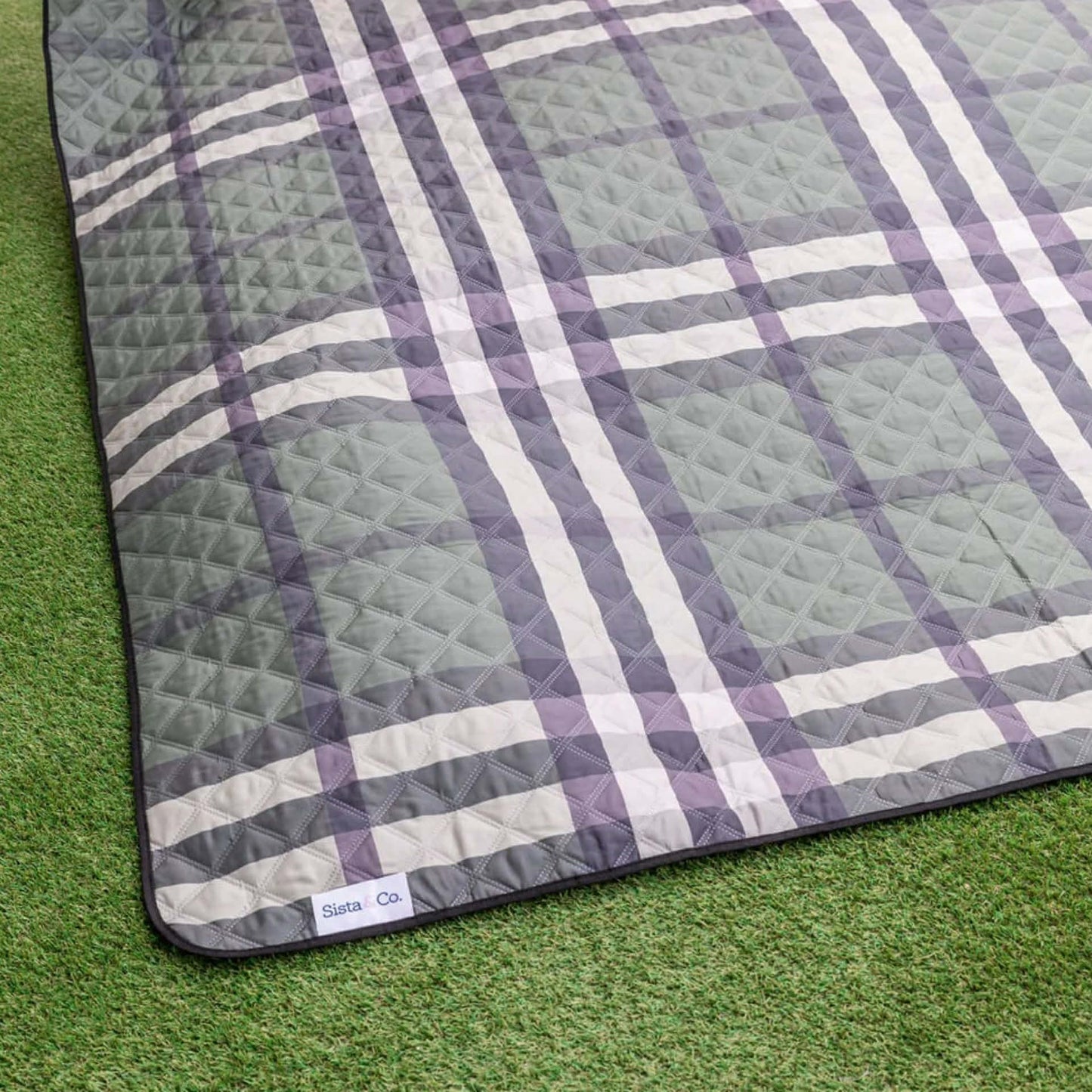 SISTA & CO. - Picnic Mat - Olive Fields