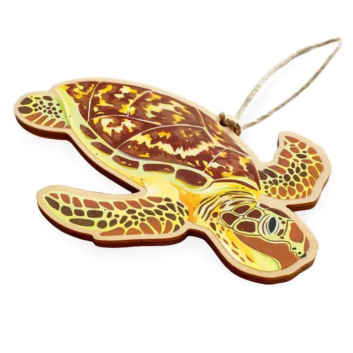 OUTER ISLAND - GREEN SEA TURTLE- Hanging Ornament Decoration