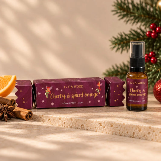 IVY & WOOD - 'Cherry & Spiced Orange' Room Spray Christmas Bon Bon
