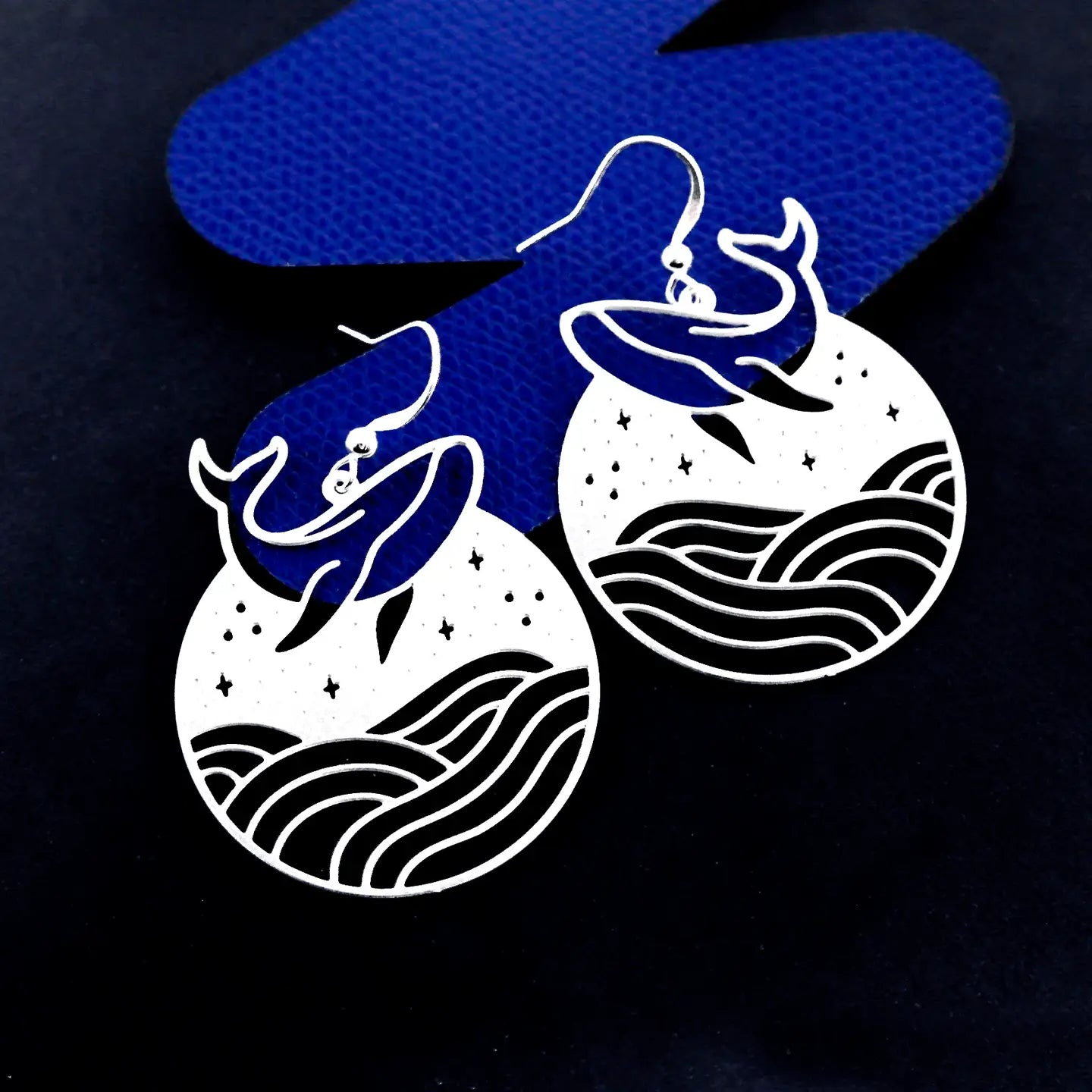 MAKIN' WHOOPEE - "Whale Song" Stainless Steel Earrings