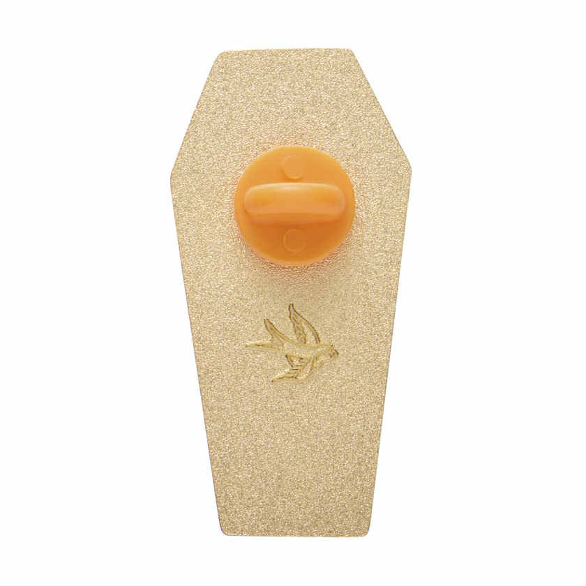 ERSTWILDER - "Cozy Coffin Enamel Pin" - HAUNTED AT HEART- HALLOWEEN COLLECTION