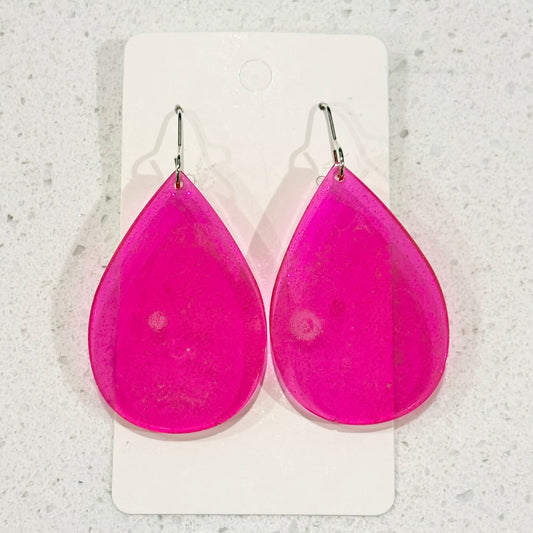 RAY BY DESIGN - Resin Earrings #9 Pink