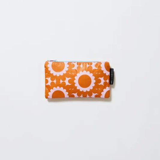 PROJECT TEN - "The Tiny"- "Geo Floral" Small Zip Pouch