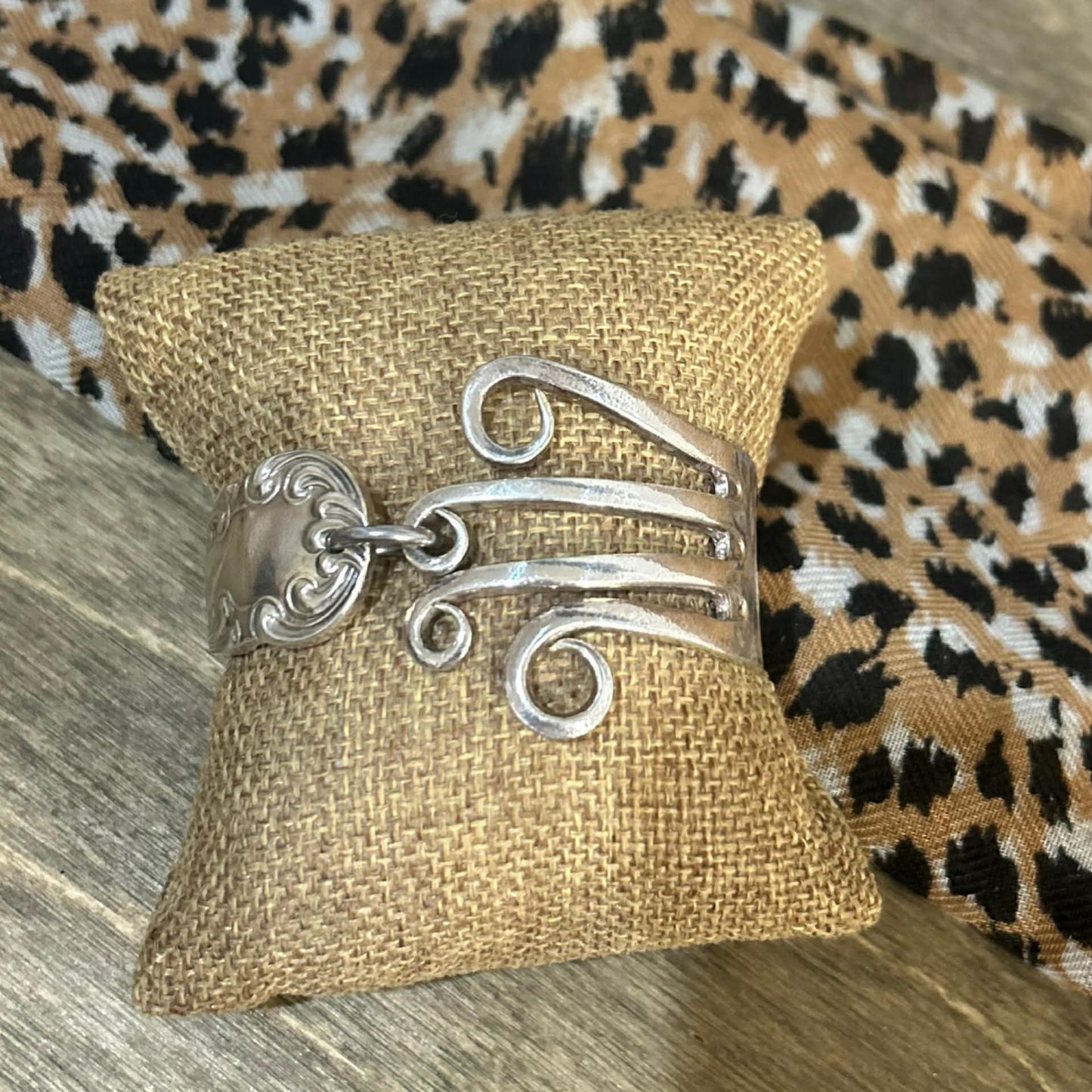 MOLLY MADE- Danish Silverware Fork Bracelet