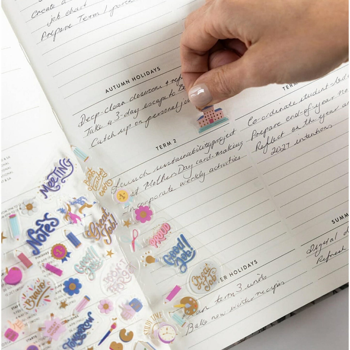 BESPOKE LETTERPRESS - Teacher's Toolkit Sticker Sheet