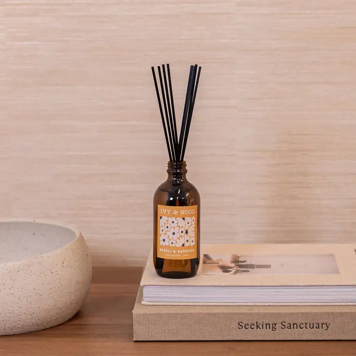 IVY & WOOD - Neroli & Gardenia Reed Diffuser- Flora Collection