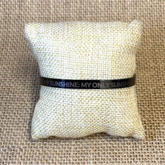 MOLLY MADE- "You Are My Sunshine" - Open Cuff Bangle