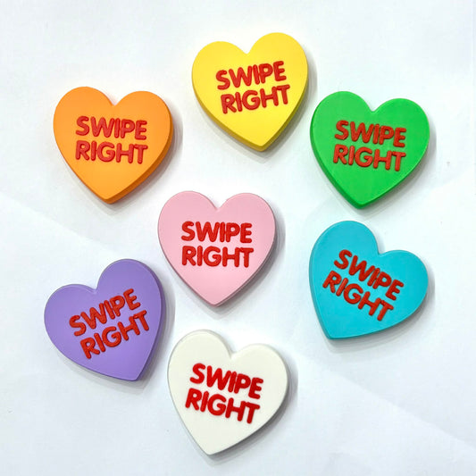 DWAYNSKI.3D - "SWIPE RIGHT" - CONVERSATION HEART MAGNETS