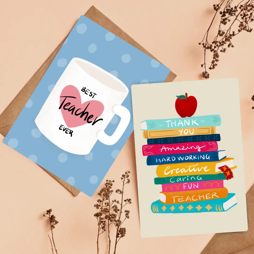 PAPER STATION- BEST TEACHER EVER - Greeting Card