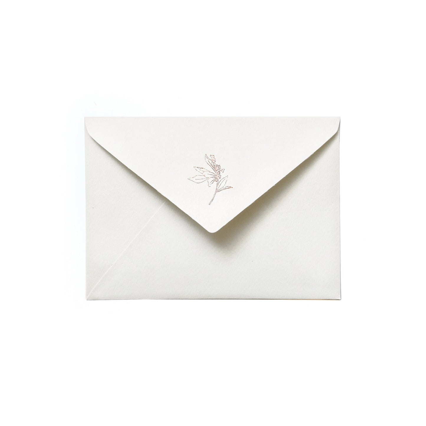 TYPOFLORA - "Orchids" Sympathy GREETING CARD